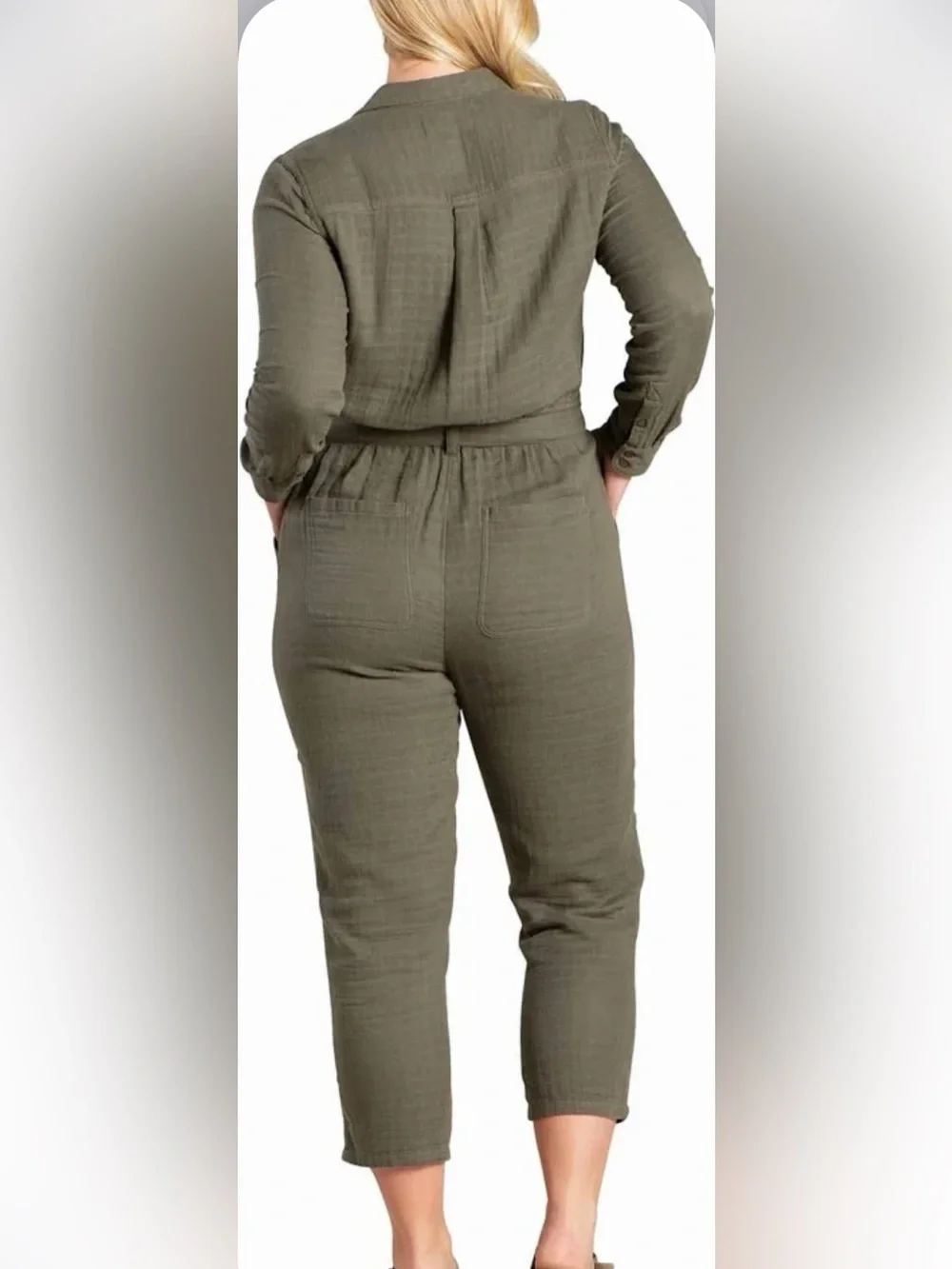 Toad & Co Tamarac Utility Jumpsuit Belted Coverall Gauzy Cotton